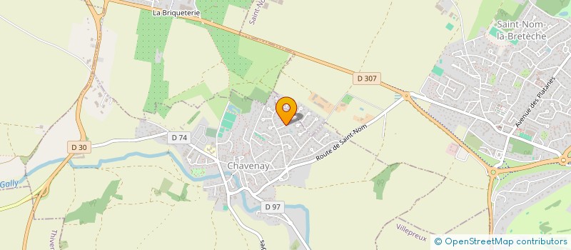 localisation de l'entreprise AZINE CONSEIL  CHAVENAY