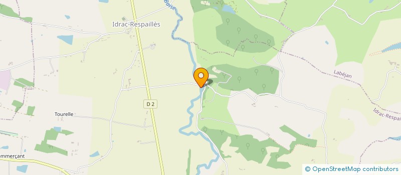 localisation de l'entreprise AZINERGIE à IDRAC-RESPAILLES