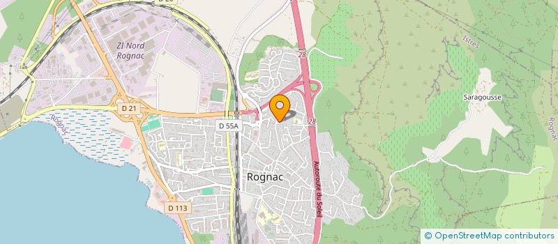 localisation de l'entreprise AZIROSE  ROGNAC