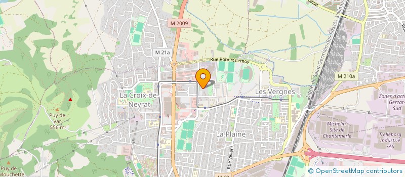 localisation de l'entreprise AZIZ MACONNERIE  CLERMONT-FERRAND