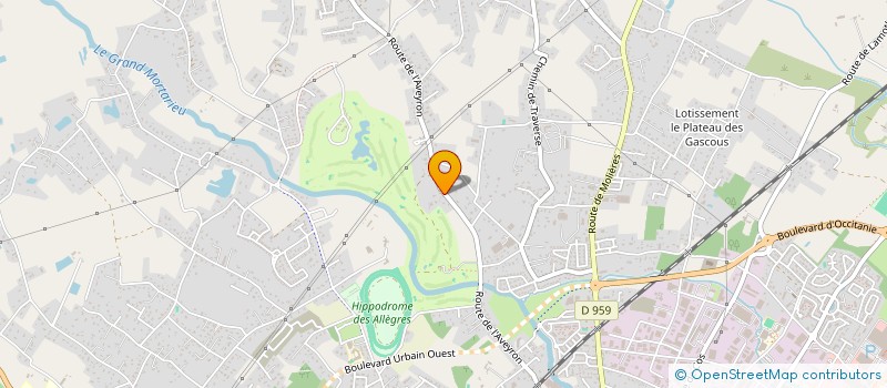 localisation de l'entreprise AZIZA à MONTAUBAN
