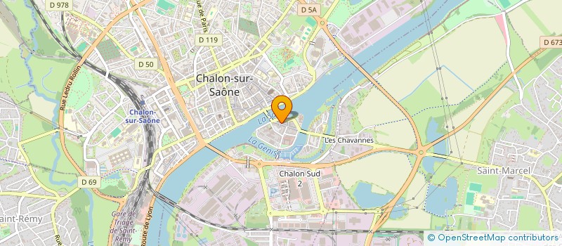 localisation de l'entreprise AZIZOU à CHALON-SUR-SAONE