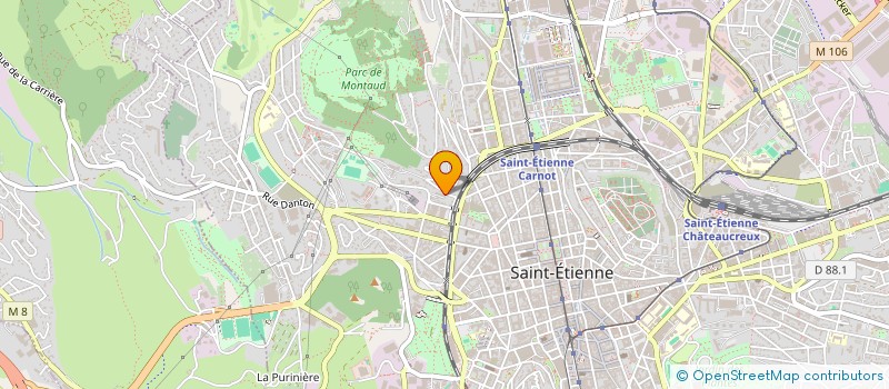 localisation de l'entreprise AZIZOUN FIGHT ACADEMY  SAINT-ETIENNE