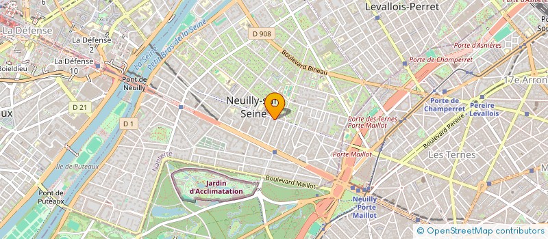 localisation de l'entreprise AZJ à NEUILLY-SUR-SEINE