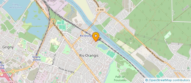 localisation de l'entreprise AZK IMMO à RIS-ORANGIS