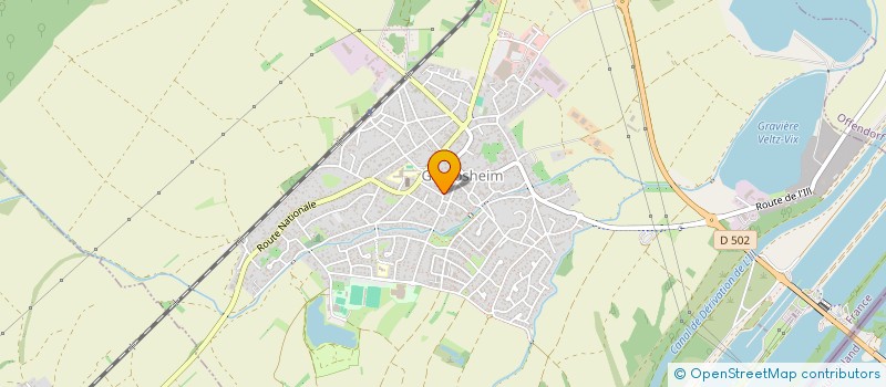 localisation de l'entreprise AZKA  GAMBSHEIM