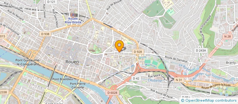 localisation de l'entreprise AZKA à ROUEN