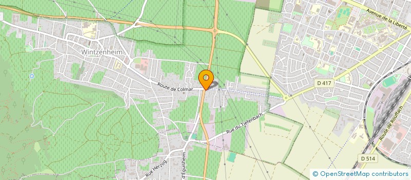 localisation de l'entreprise AZKABHANS  WINTZENHEIM