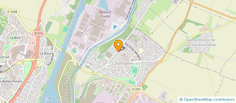 localisation de l'entreprise AZLINE  COLOMBELLES