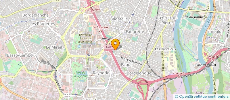 localisation de l'entreprise AZM à TOULOUSE