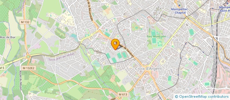 localisation de l'entreprise AZM à MONTPELLIER