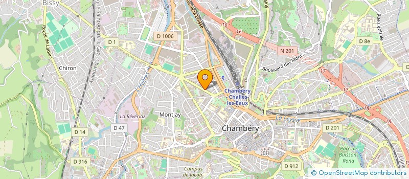 localisation de l'entreprise AZMEKA à CHAMBERY