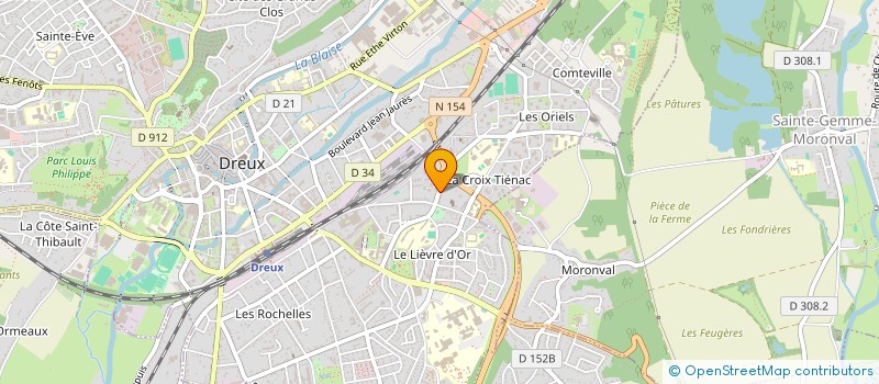 localisation de l'entreprise AZMET STYLE à DREUX