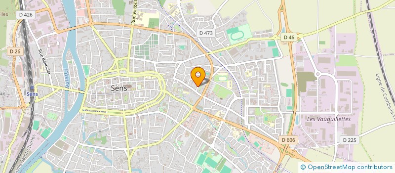 localisation de l'entreprise AZMI à SENS