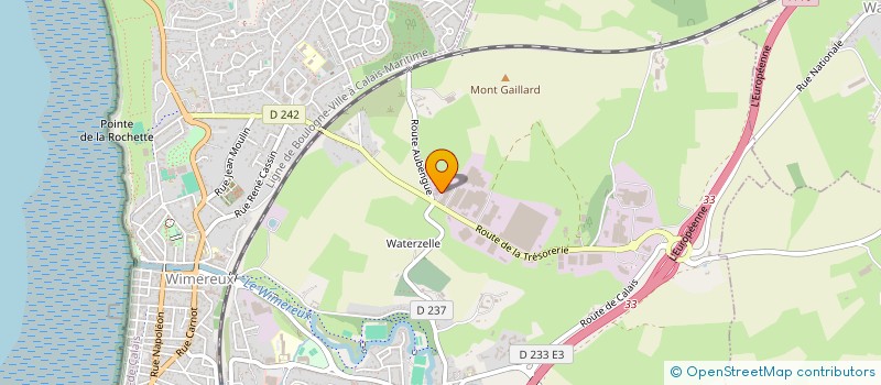 localisation de l'entreprise AZMI  WIMILLE