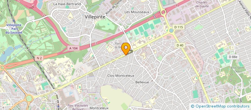 localisation de l'entreprise AZMIN BTP à TREMBLAY-EN-FRANCE