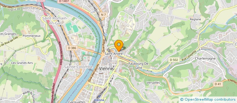 localisation de l'entreprise AZMSI MENUISERIE  VIENNE