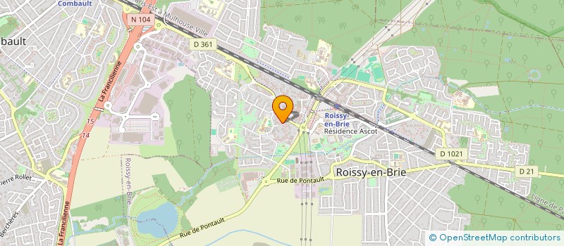 localisation de l'entreprise AZN PARIS  ROISSY-EN-BRIE