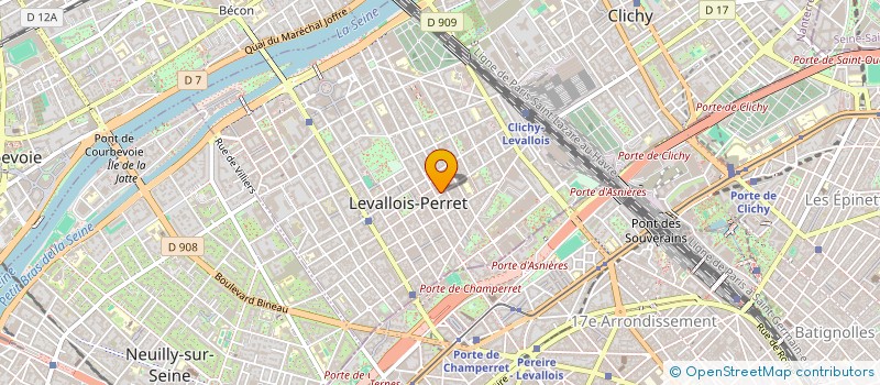 localisation de l'entreprise AZNAG à LEVALLOIS-PERRET