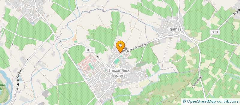 localisation de l'entreprise AZNAR DIAGNOSTIC à THEZAN-LES-BEZIERS