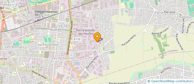 localisation de l'entreprise AZNAVOUR  DECINES-CHARPIEU