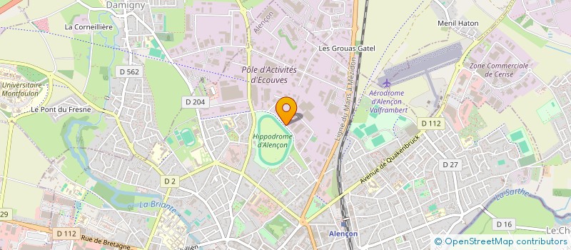 localisation de l'entreprise AZNETWORK à ALENCON