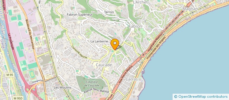 localisation de l'entreprise AZNIV ZAREH ARSAKYAN THEATRE  NICE