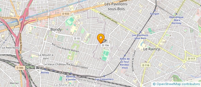 localisation de l'entreprise AZNOTIS  BONDY