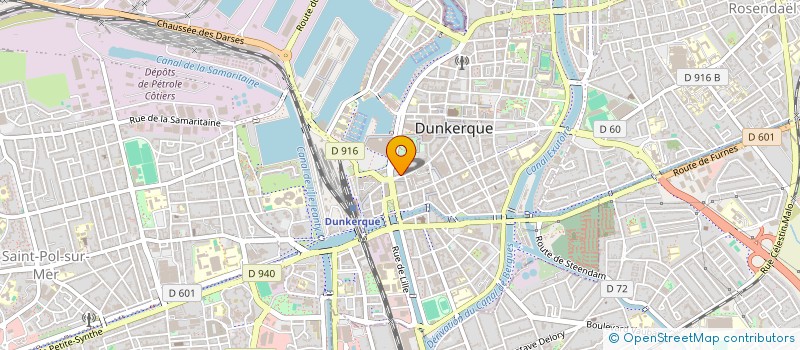 localisation de l'entreprise AZO ASSURANCES à DUNKERQUE