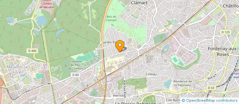 localisation de l'entreprise AZOCARD à CLAMART