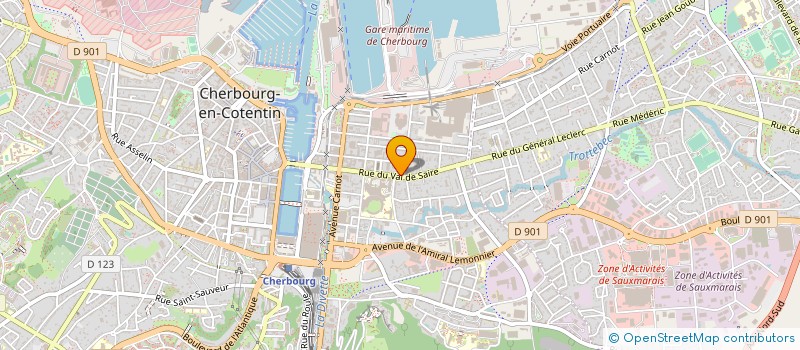 localisation de l'entreprise AZONIC à CHERBOURG-EN-COTENTIN