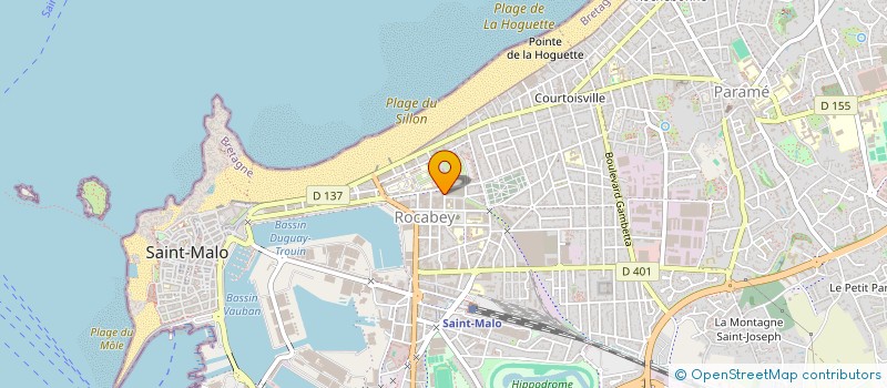 localisation de l'entreprise AZOR IMMOBILIER  SAINT-MALO