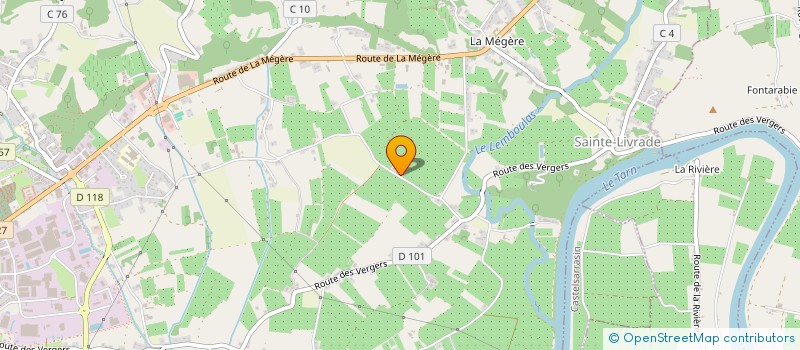 localisation de l'entreprise AZORIN  MOISSAC