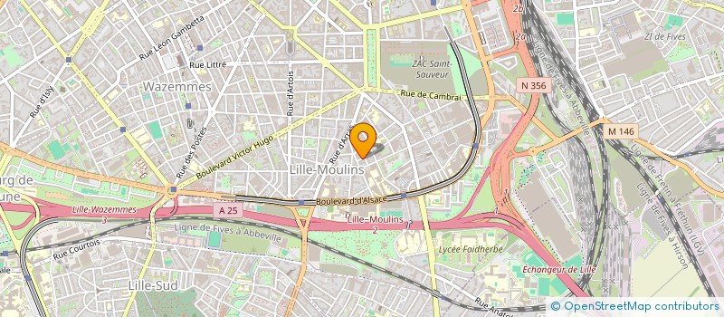 localisation de l'entreprise AZOT PRODUCTIONS  LILLE