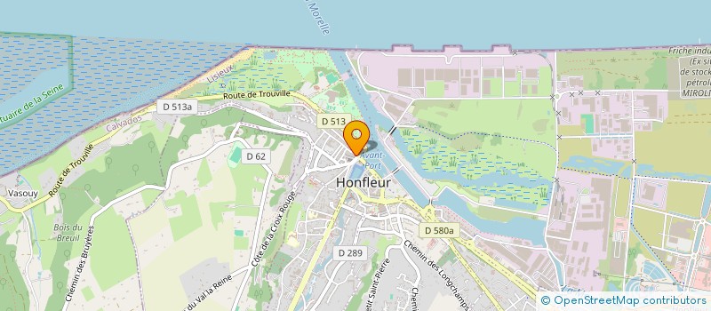 localisation de l'entreprise AZOTE à HONFLEUR