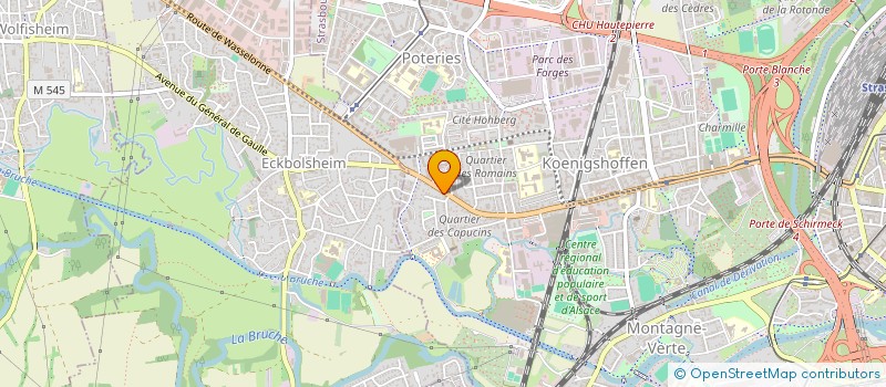 localisation de l'entreprise AZOTH à STRASBOURG