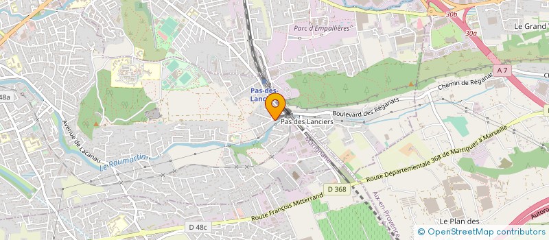 localisation de l'entreprise AZOULAI TRANSPORT AFFRETEMENT SERVICES à AIX-EN-PROVENCE
