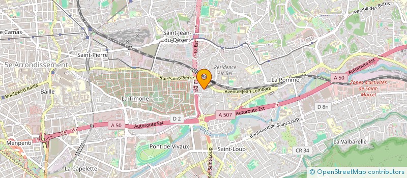 localisation de l'entreprise AZOULAY LOCATION DISTRIBUTION à MARSEILLE