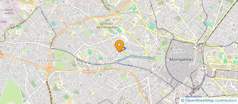 localisation de l'entreprise AZOULAY PARTOUCHE à MONTPELLIER