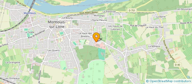 localisation de l'entreprise AZOUMO à MONTLOUIS-SUR-LOIRE