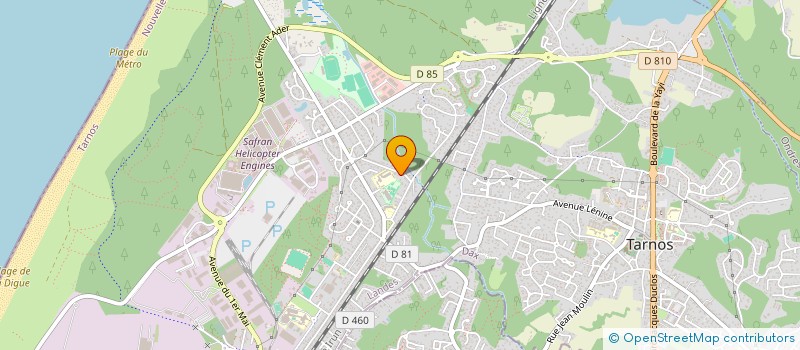 localisation de l'entreprise AZOUZ BEAUDOUIN  TARNOS