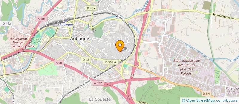 localisation de l'entreprise AZOY à AUBAGNE