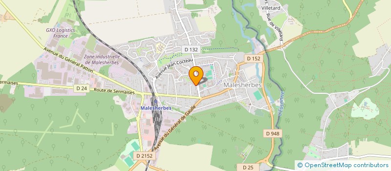 localisation de l'entreprise AZP ELEC à LE MALESHERBOIS