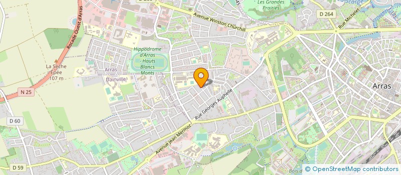localisation de l'entreprise AZPILEGOR à ARRAS