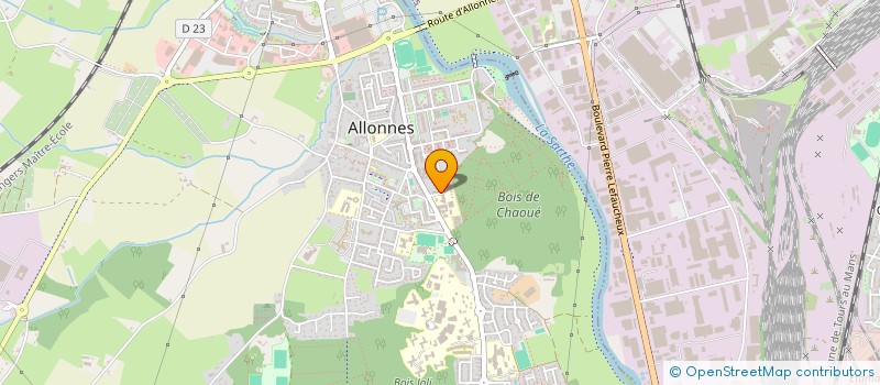 localisation de l'entreprise AZRA IMMOBILIER  ALLONNES