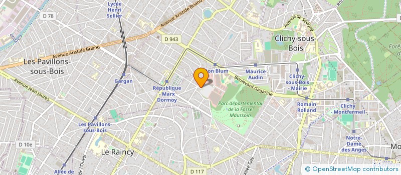 localisation de l'entreprise AZRASYA SASU à CLICHY-SOUS-BOIS