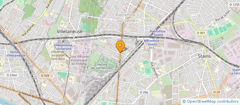 localisation de l'entreprise AZRI AUTOMOBILES à PIERREFITTE-SUR-SEINE