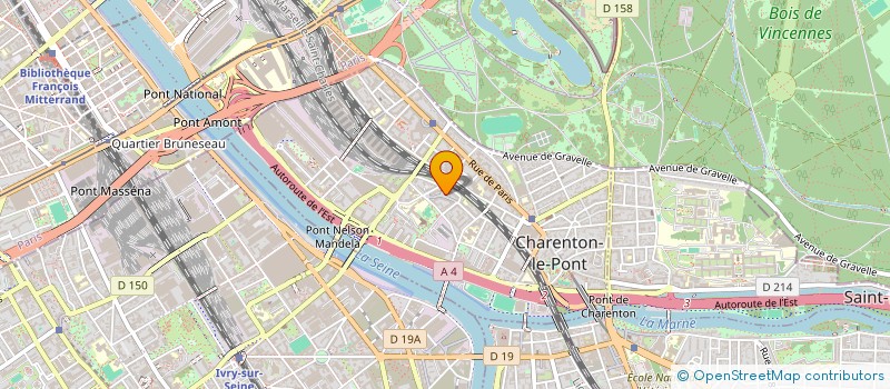 localisation de l'entreprise AZRO DISTRIBUTION  CHARENTON-LE-PONT