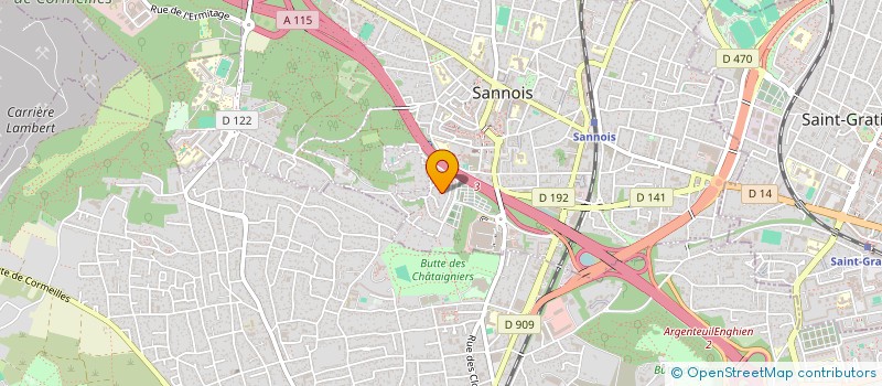 localisation de l'entreprise AZROU 95  SANNOIS