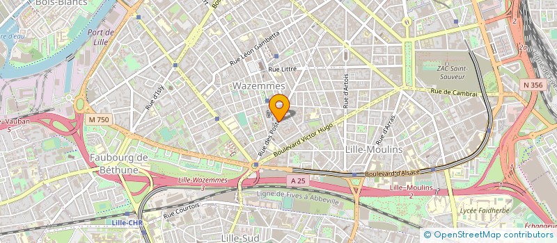 localisation de l'entreprise AZROU ET COMPAGNIE à LILLE